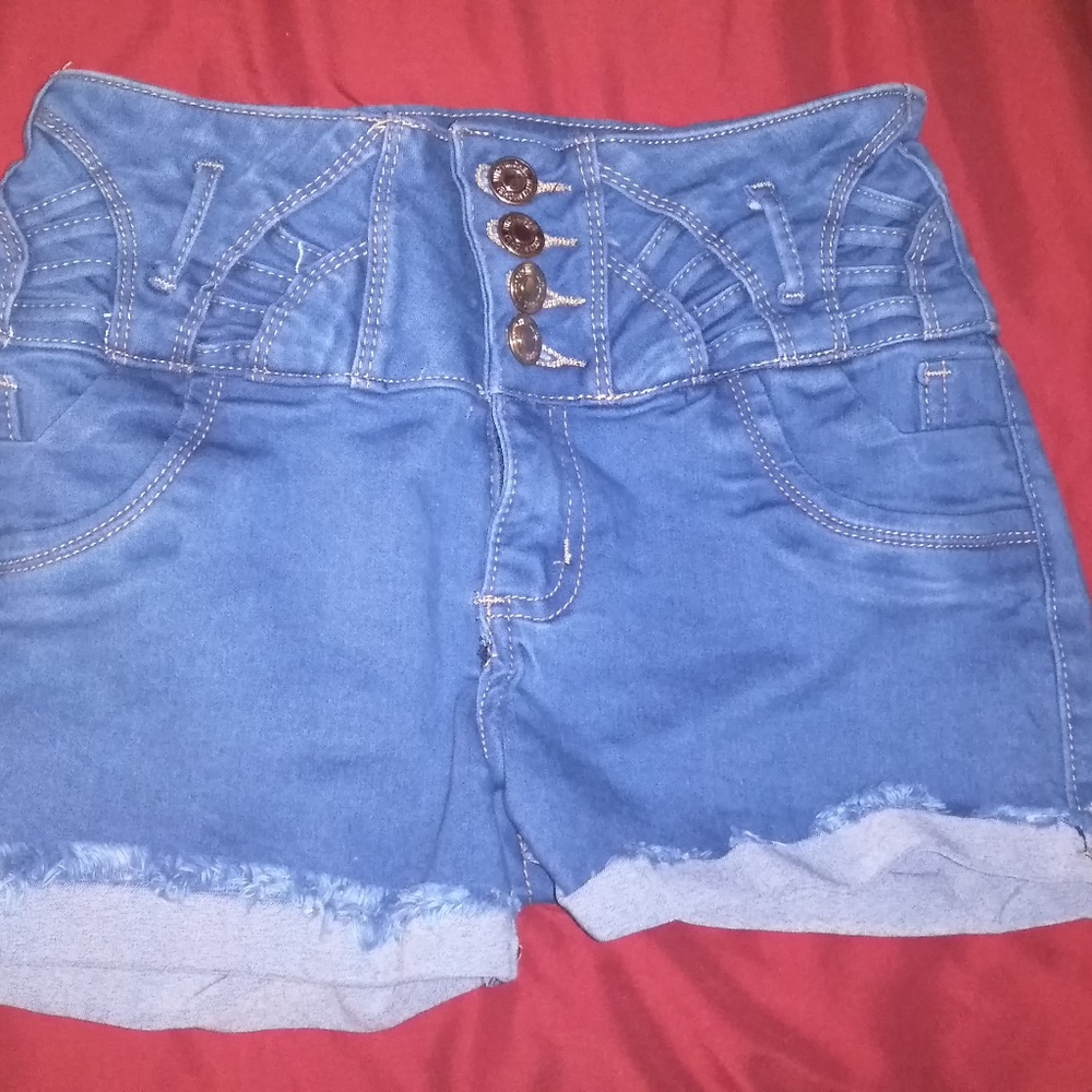 MITZI MICHEL GIRLS JEAN SHORTS, COOL DESIGNS, FUN